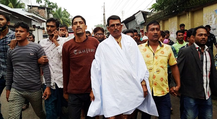 প্রতীক আনতে যাওয়ার পথে স্বতন্ত্র প্রার্থীর উপর আ.লীগের হামলা