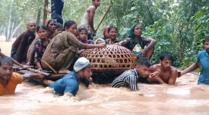 শেরপুরে কমছে পানি, নিহত বেড়ে ৮