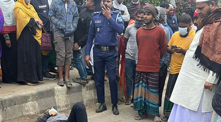 কালিয়াকৈরে পুলিশ ফাঁড়ির সামনে যুবককে কুপিয়ে হত্যা