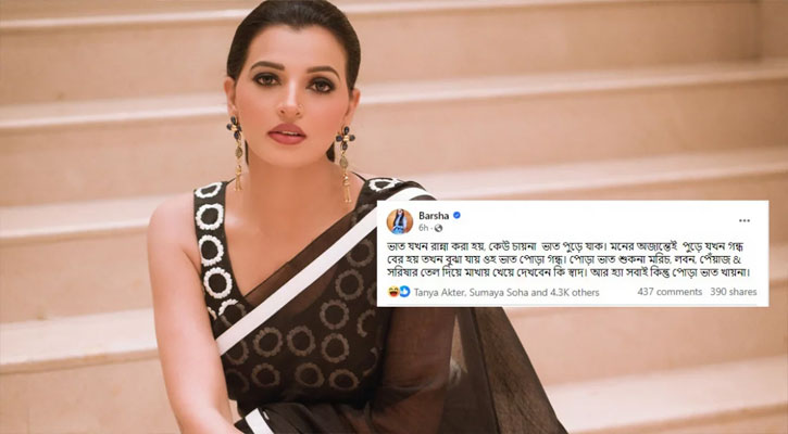 ‘সবাই পোড়া ভাত খায়না’, কাকে খোঁচা দিলেন বর্ষা?