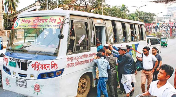 রাজধানীতে আজ থেকে বাসের ‘গেটলক সিস্টেম’ চালু