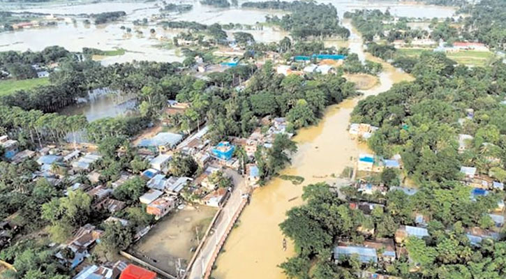 সিলেটে পানিবন্দি সাড়ে ১০ লাখ মানুষ