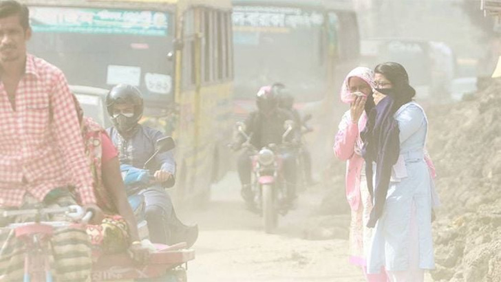 বিশ্বের দূষিত শহরের তালিকায় পঞ্চম ঢাকা