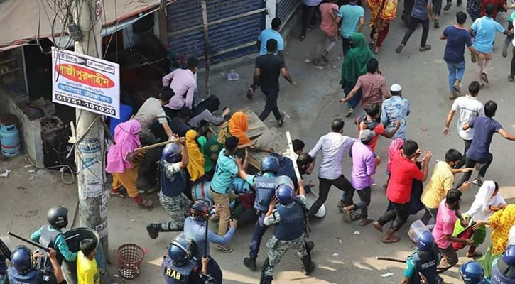 গণগ্রেফতার আতঙ্কে গাজীপুর শিল্পাঞ্চলের পোশাক শ্রমিকেরা 