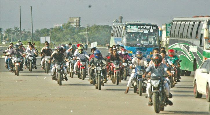 ১২ দিনে মোটরসাইকেল দুর্ঘটনায় নিহত ১২৩  