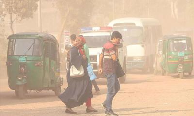 দূষিত বাতাসের তালিকায় ‘ঢাকা’ ষষ্ঠ