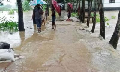 ফেনীতে নদীর পানি বিপৎসীমার ওপরে, ১৫ গ্রাম প্লাবিত