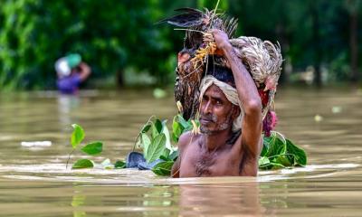 বন্যায় ক্ষতির মুখে ৮০ লাখ মানুষ