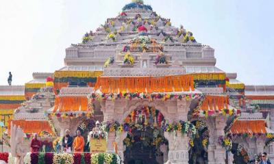 উদ্বোধনের ছয় মাস না পেরোতেই রাম মন্দিরে ফাটল