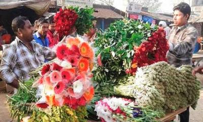 তিন দিবসে ১শ‍‍` কোটি টাকার ফুল বিক্রির টার্গেট