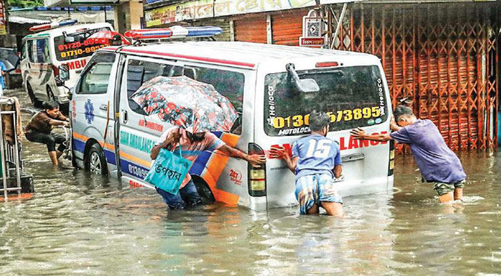 জলাবদ্ধতায় ভোগান্তি, বৃষ্টিপাত বাড়বে আরও