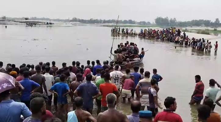 অবৈধ পাথর উত্তোলনের গর্তে ডুবে শ্রমিক নিখোঁজ 