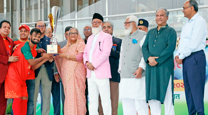 শেখ হাসিনা আন্তঃব্যাংক ফুটবল টুর্নামেন্টে চ্যাম্পিয়ন ইসলামী ব্যাংক