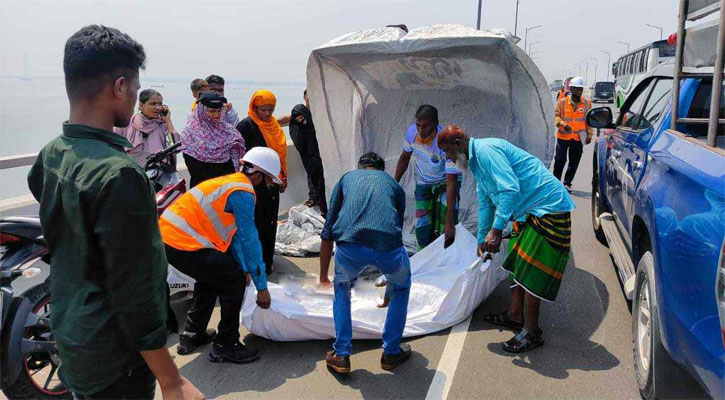 পদ্মা সেতুতে ফের দুর্ঘটনা, প্রাণ গেল মাইক্রো চালকের