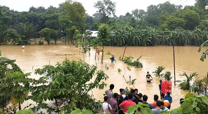 ১২ জেলার ২ লাখ ৩০ হাজার হেক্টর জমির ফসল পানির নিচে