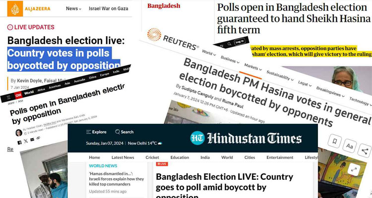 বাংলাদেশের নির্বাচন নিয়ে যা বলছে আন্তর্জাতিক গণমাধ্যমগুলো
