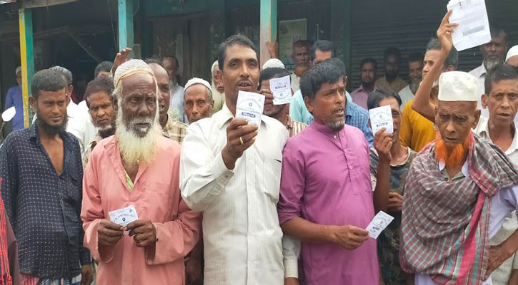 নান্দাইলে ১৫১ কার্ডধারীদের ভিজিএফ চাল না দেয়ার অভিযোগ 