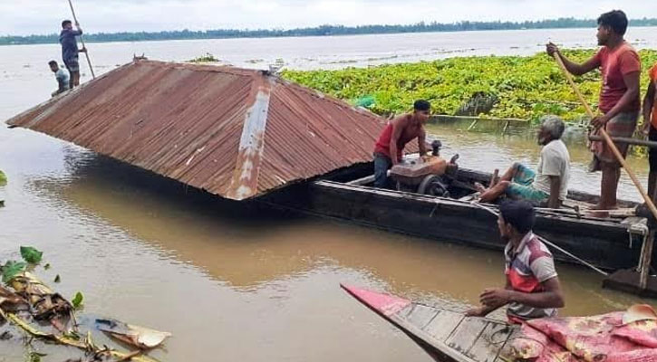 ধরলা-তিস্তার পানি বিপৎসীমার উপরে, পানিবন্দী ২০ হাজার পরিবার